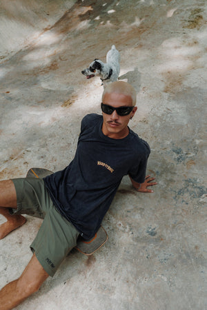 Remera Manga Corta Keep It Real Negro