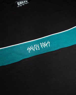 Remera Manga Corta 2 Paneles Verde