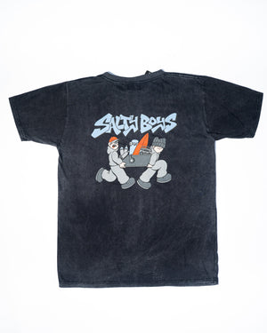 Remera Manga Corta Salty Boys Negro