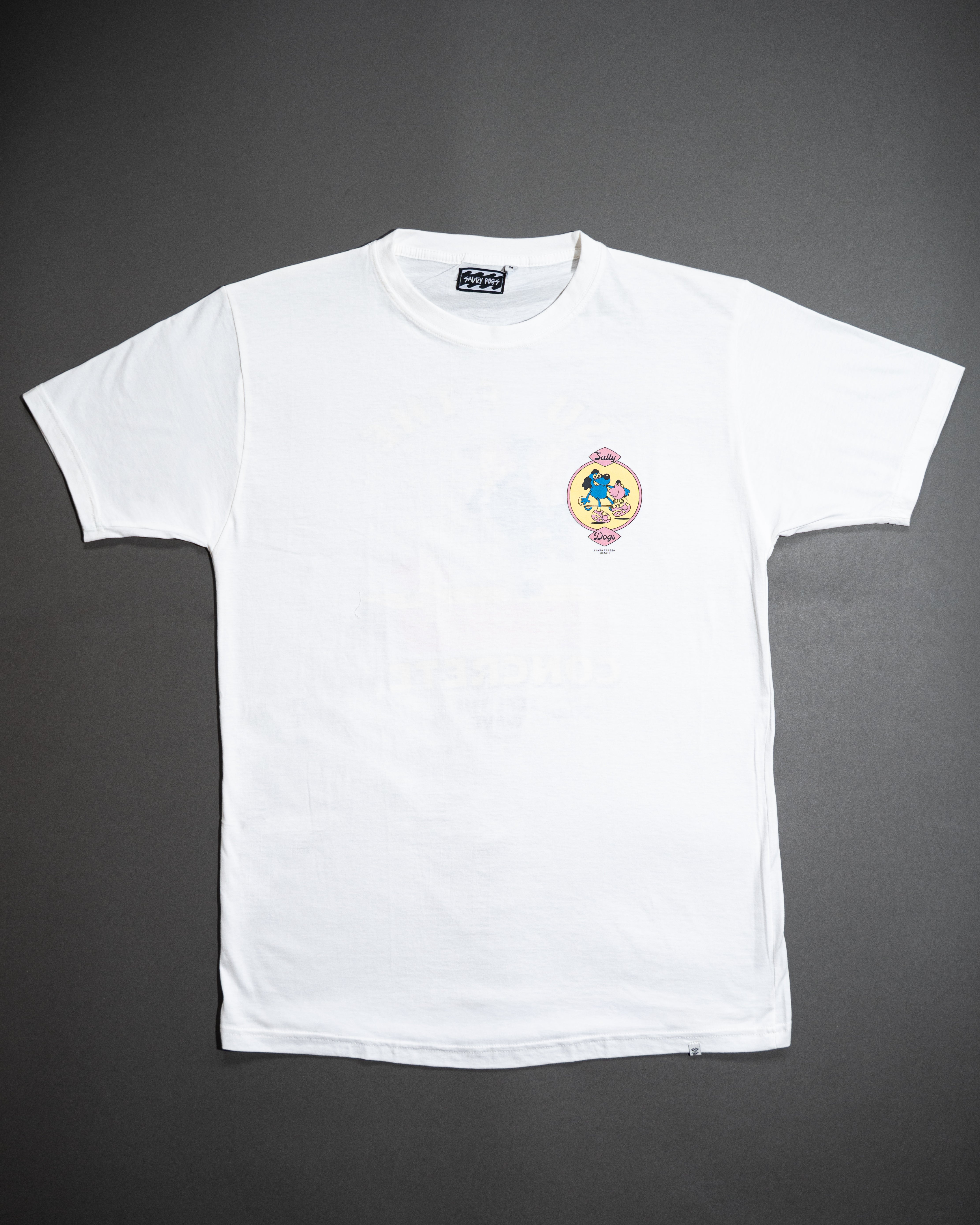 Remera Surf the Concrete – Manga Corta Blanca