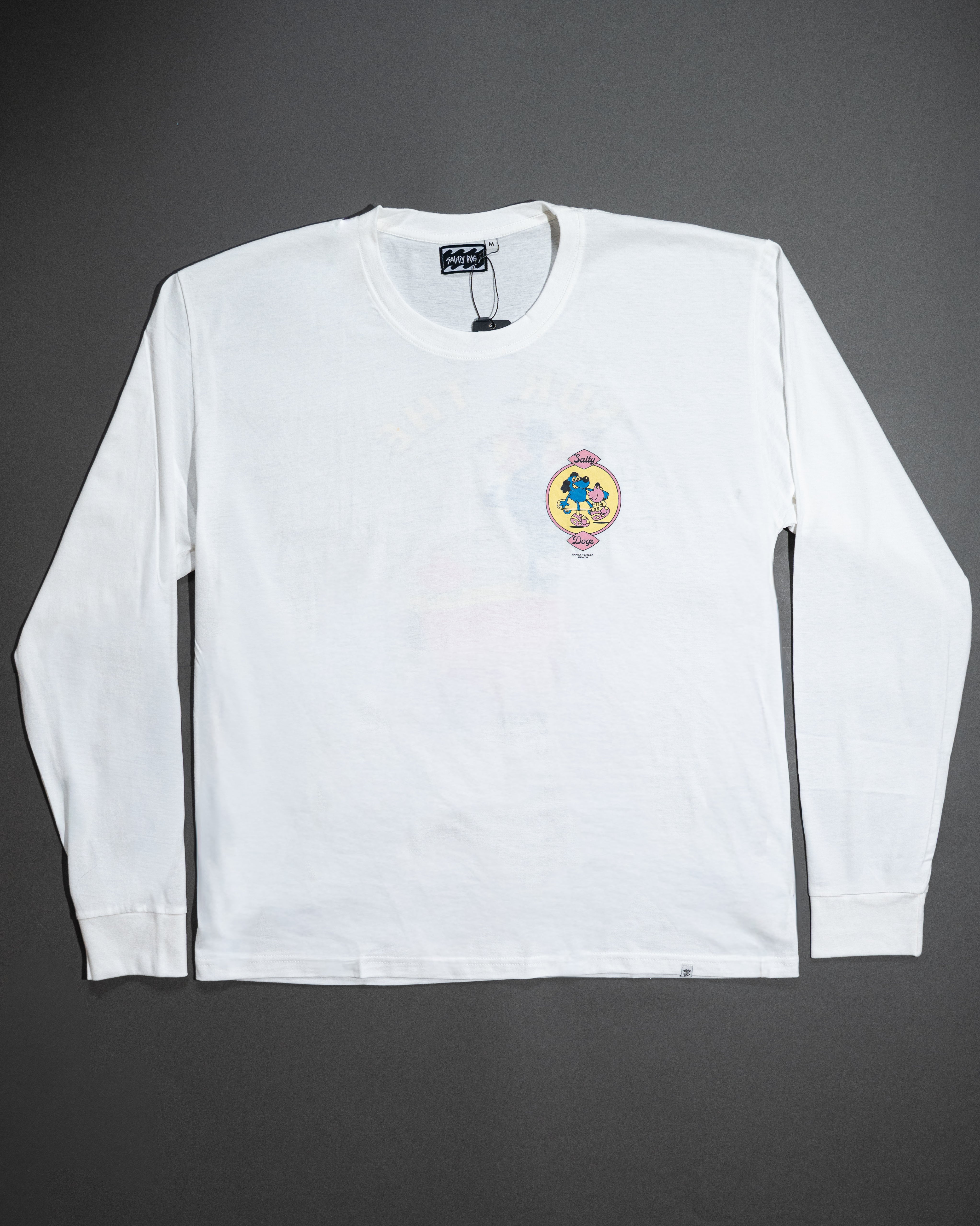 Remera Surf the Concrete – Manga Larga Blanca
