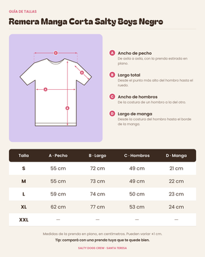 Guía de tallas