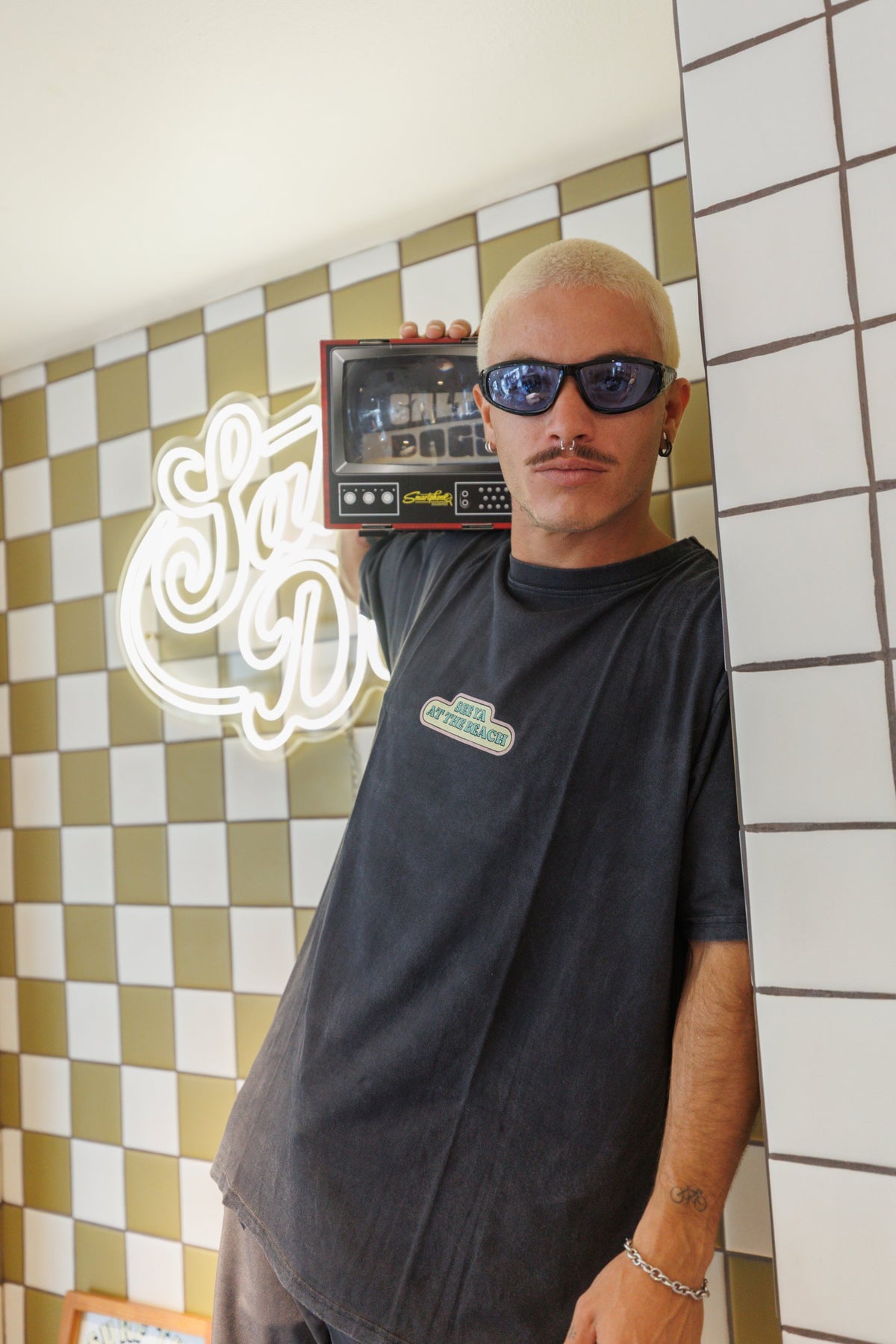 Remera Manga Corta See Ya