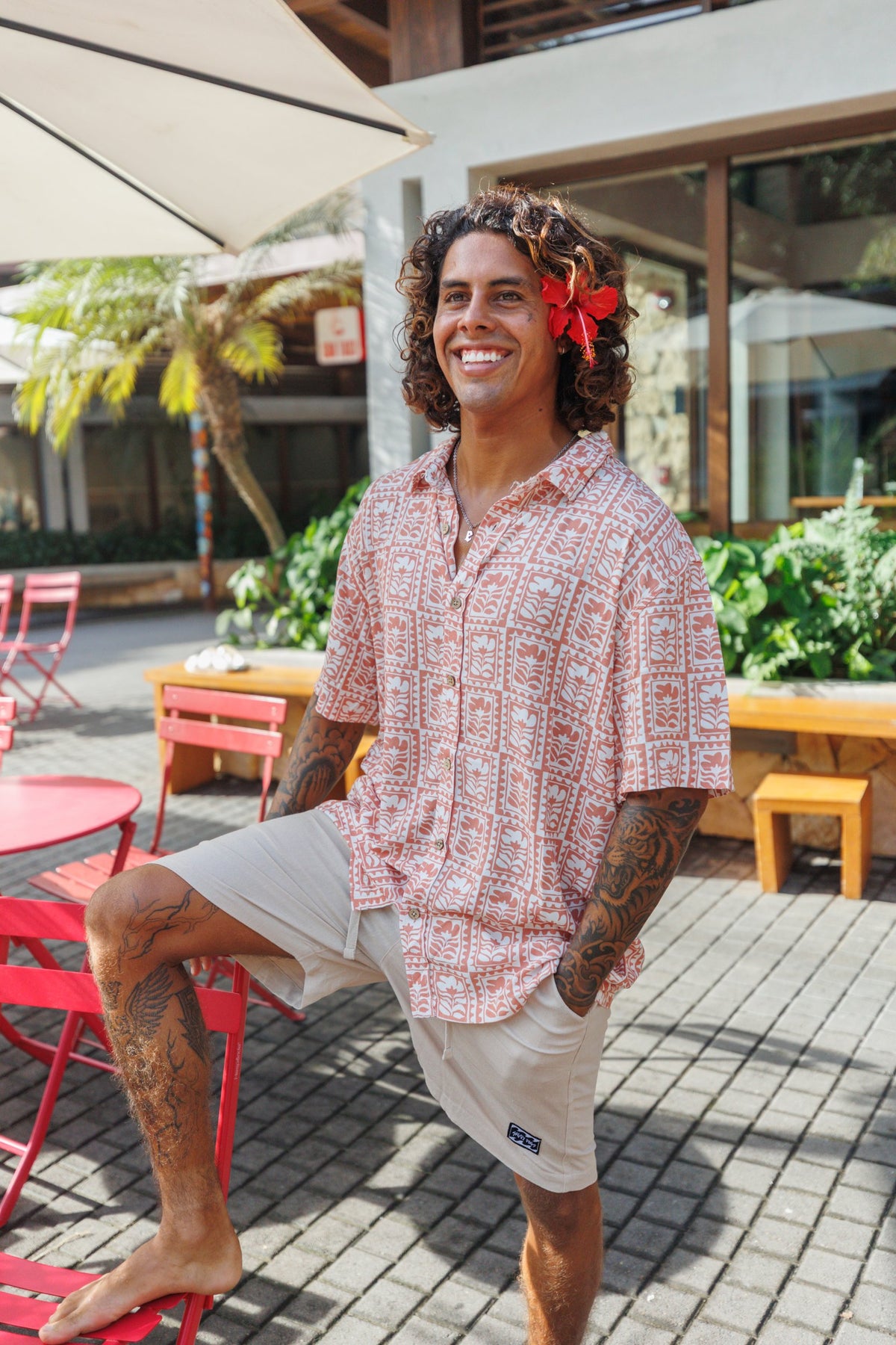 Camisa Flower Power