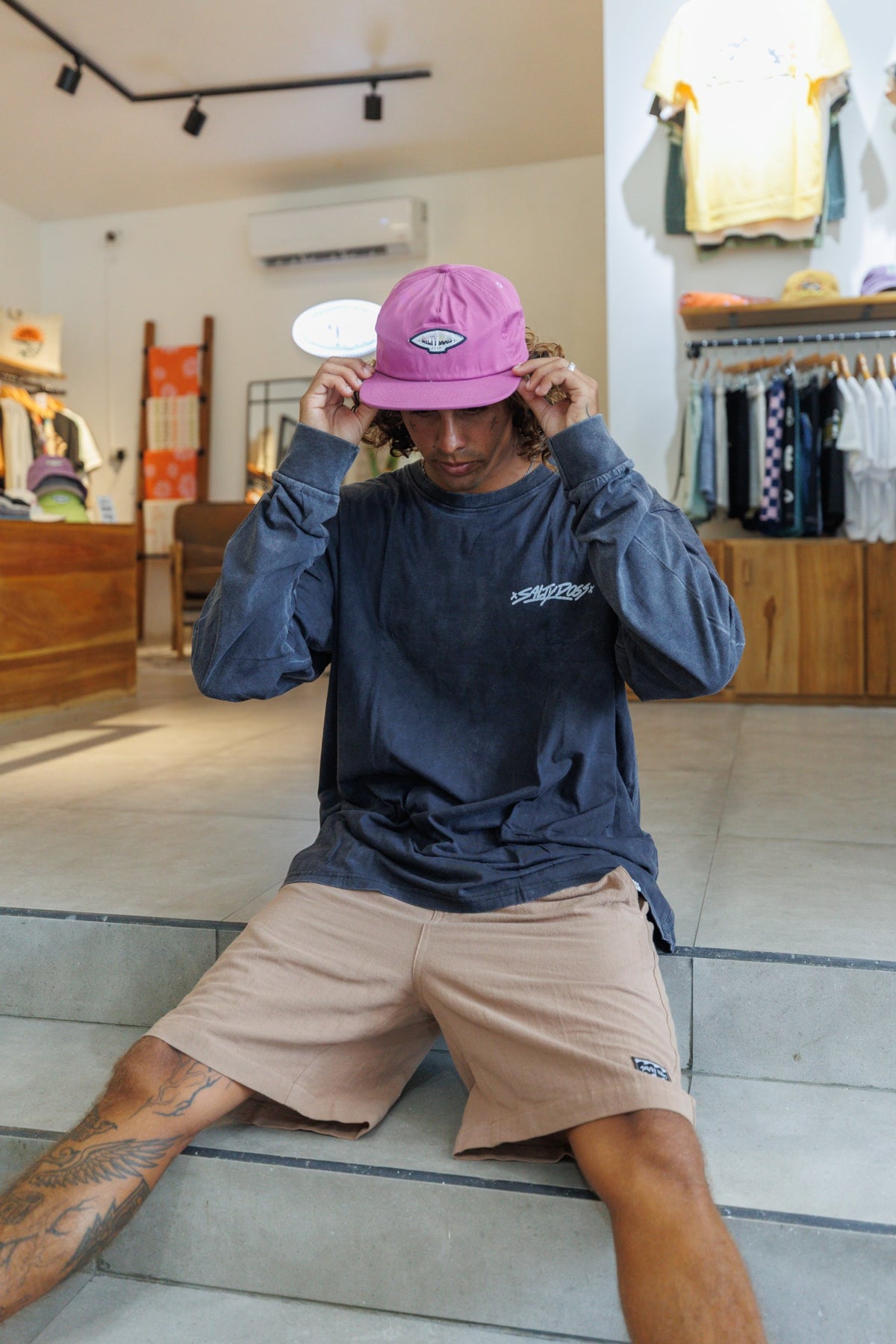 Remera Manga Larga Beach Monster