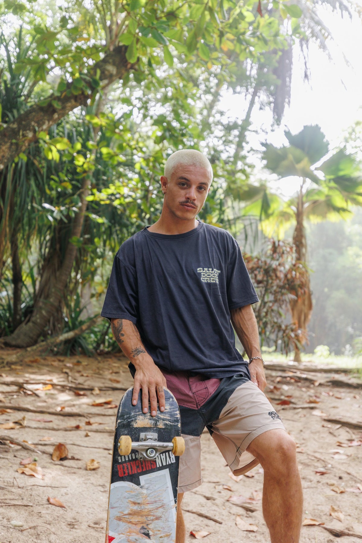 Boardshort 90s 3 Paneles Bordó