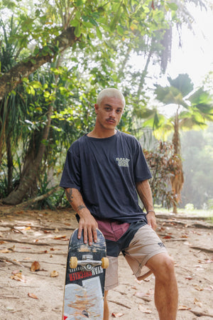 Boardshort 90s 3 Paneles Bordó