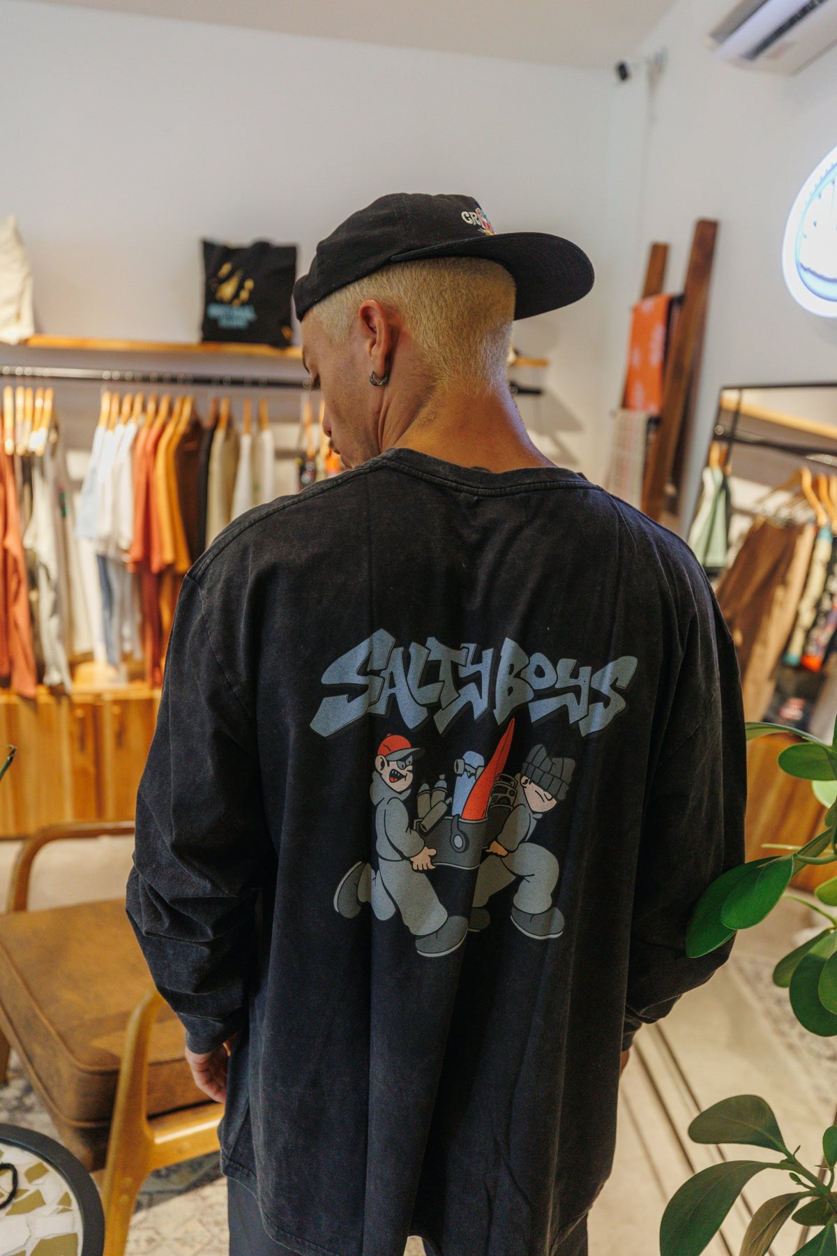 Remera Manga Larga Salty Boys
