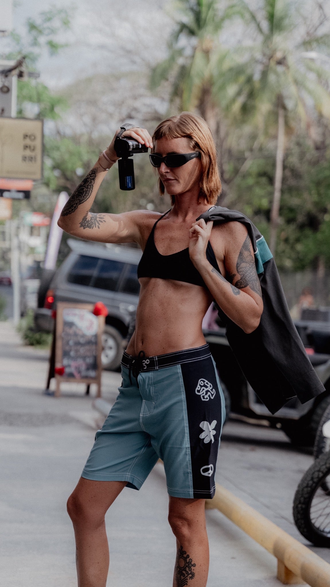 Boardshort Tripping 2 Paneles - Salty Dogs Crew