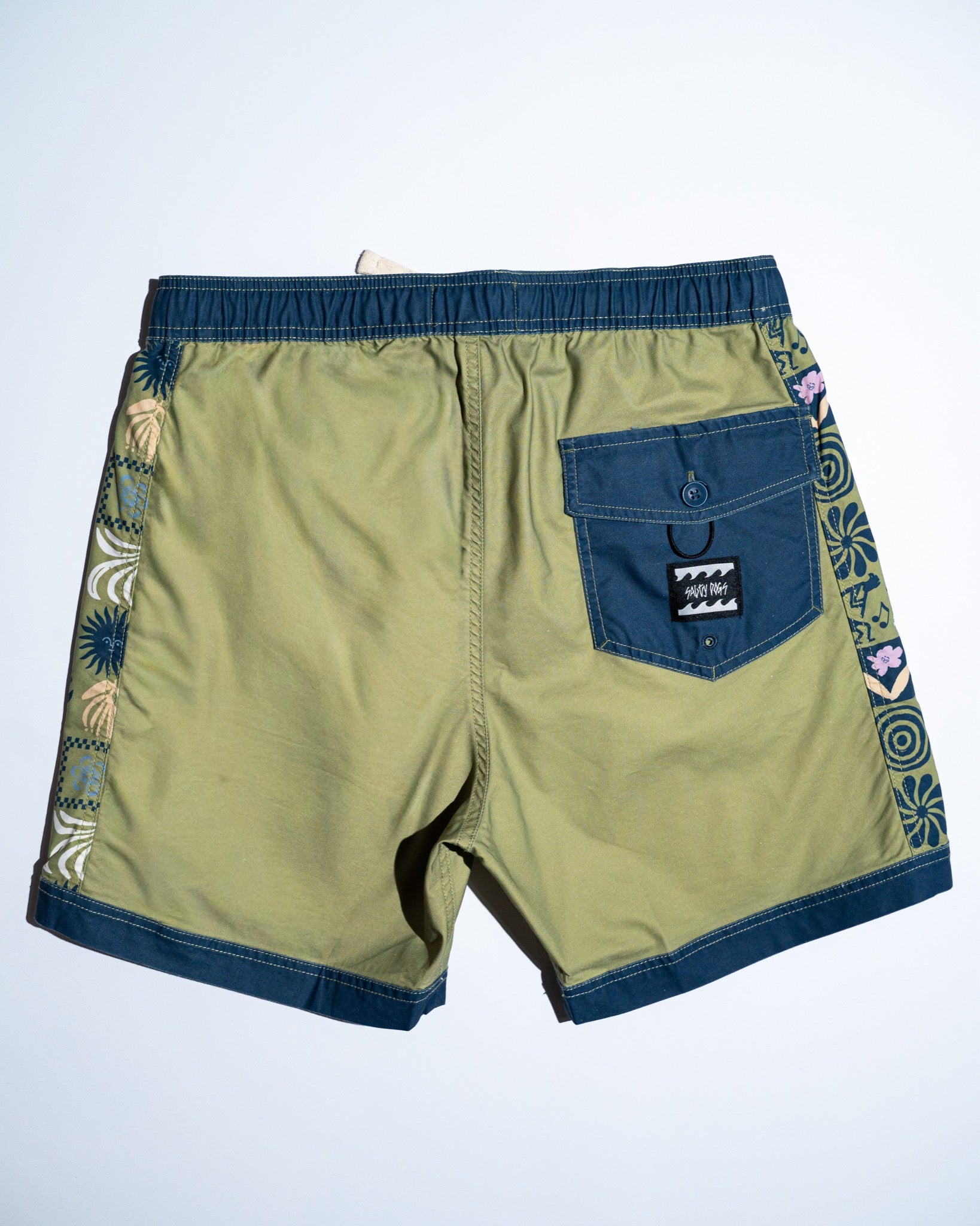 Boardshort Freedom Oliva - Salty Dogs Crew