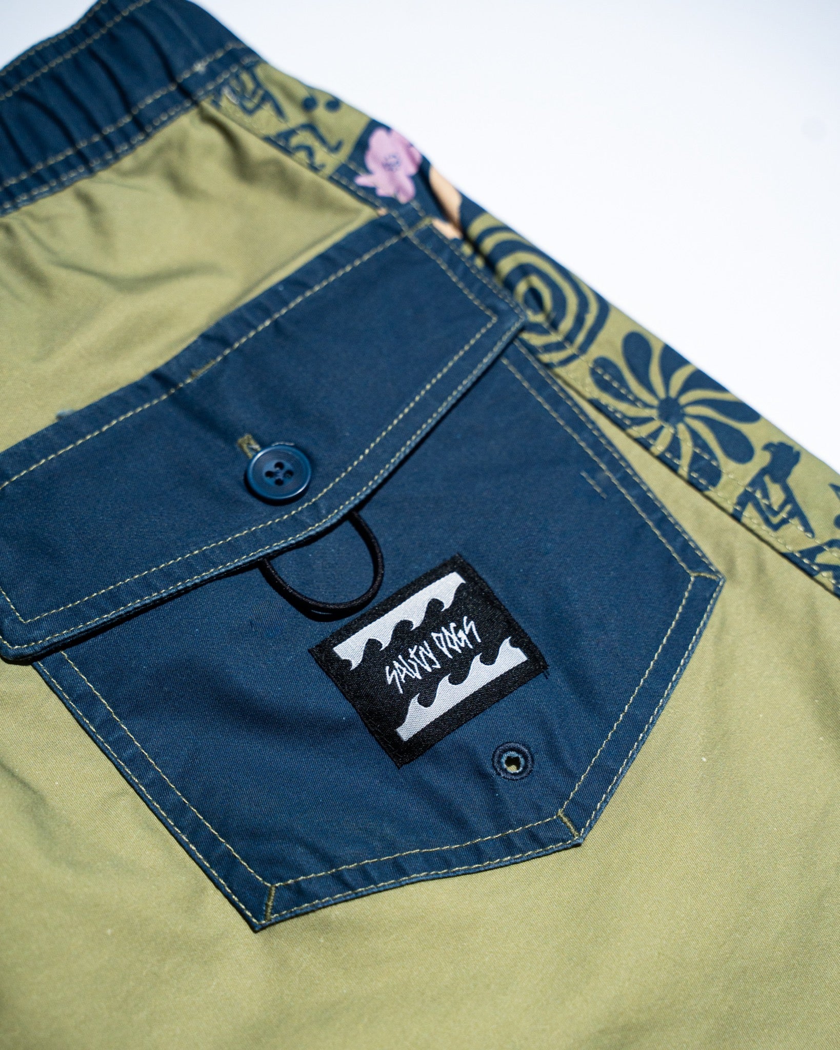 Boardshort Freedom Oliva - Salty Dogs Crew