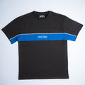 Remera Manga Corta 2 Paneles Celeste