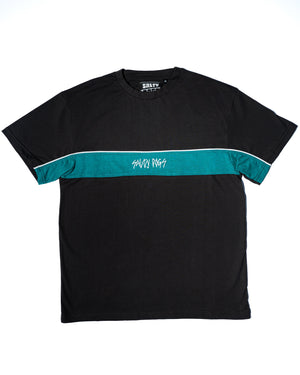 Remera Manga Corta 2 Paneles Verde