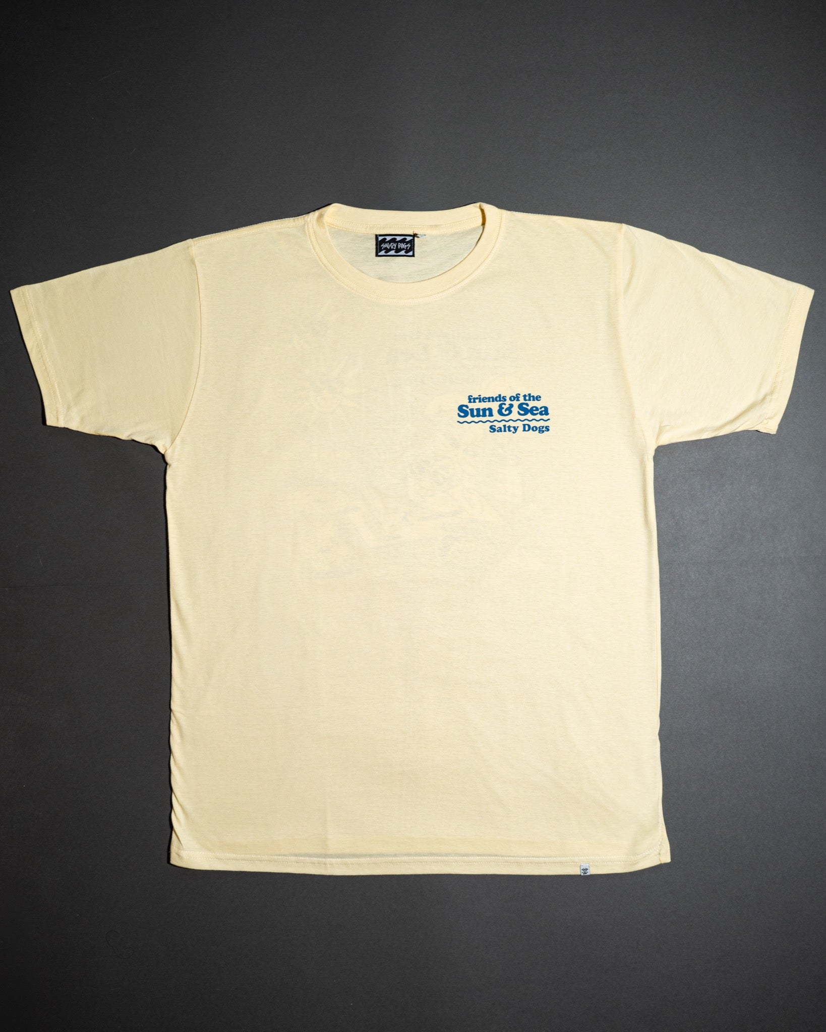 Remera Manga Corta Friends Of The Sun Amarillo