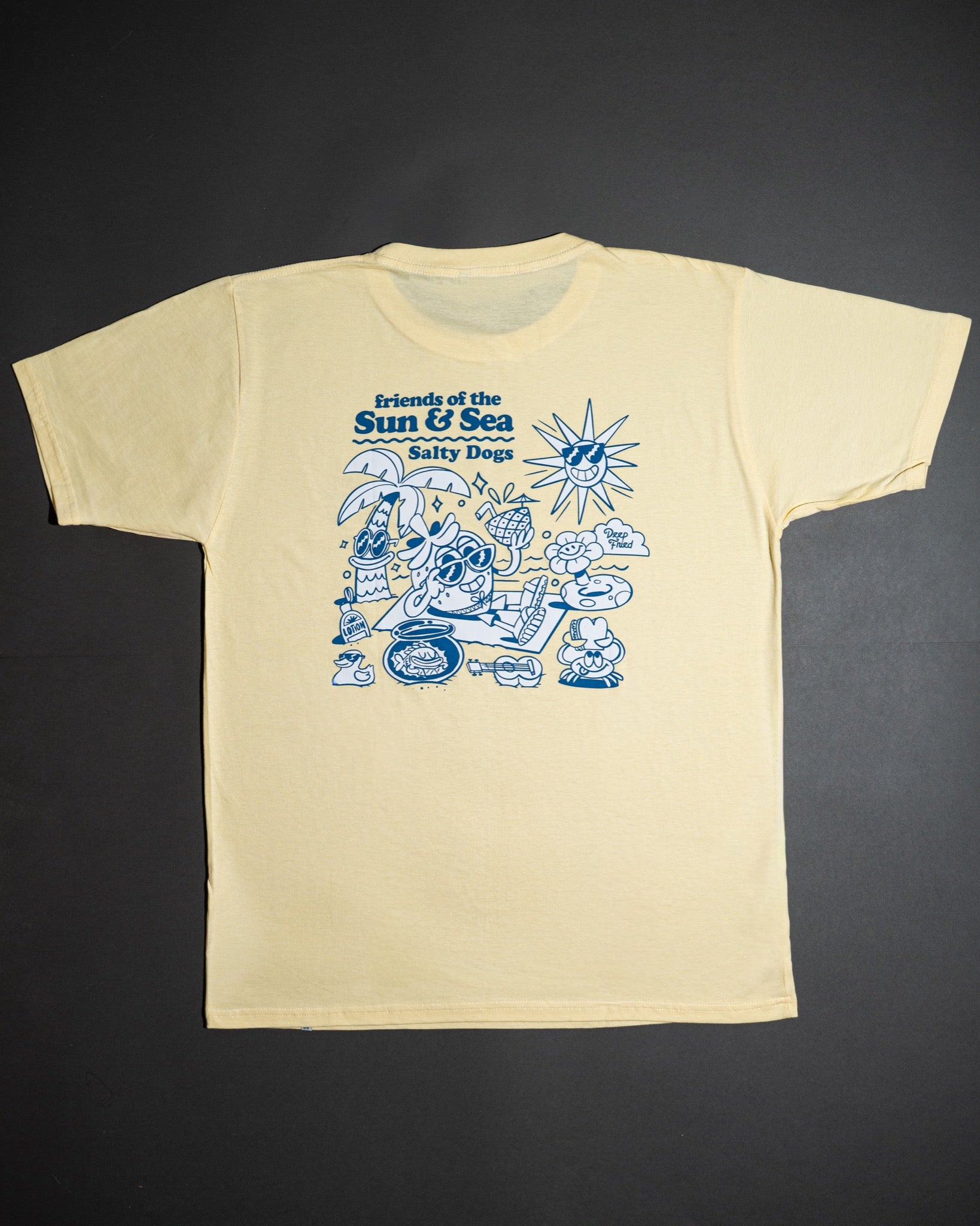 Remera Manga Corta Friends Of The Sun Amarillo