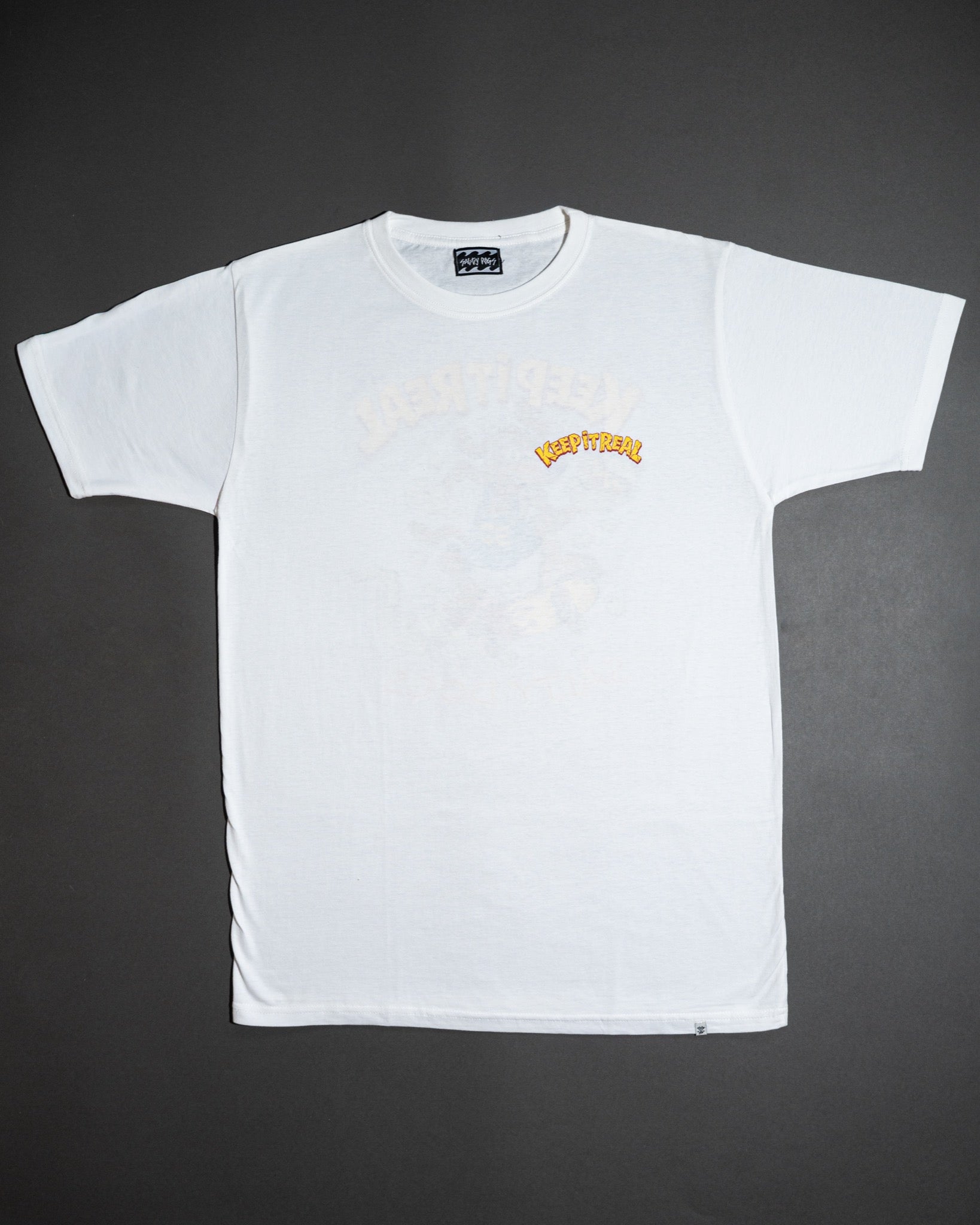Remera Manga Corta Keep It Real Blanco