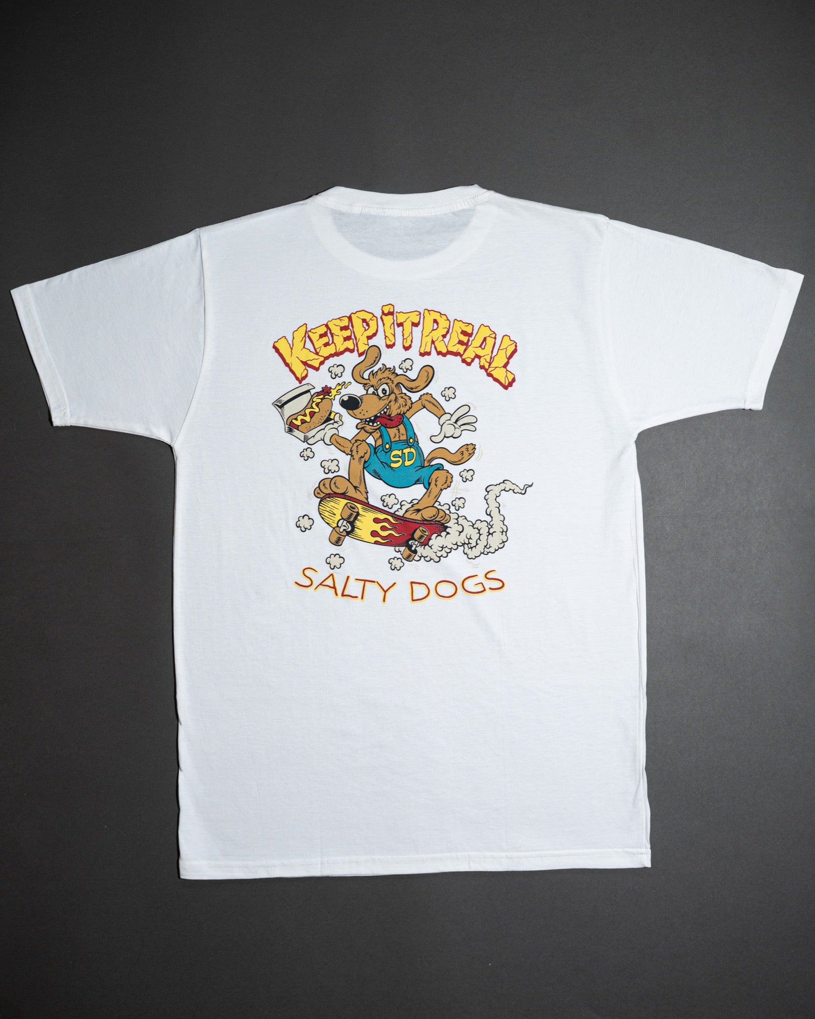 Remera Manga Corta Keep It Real Blanco