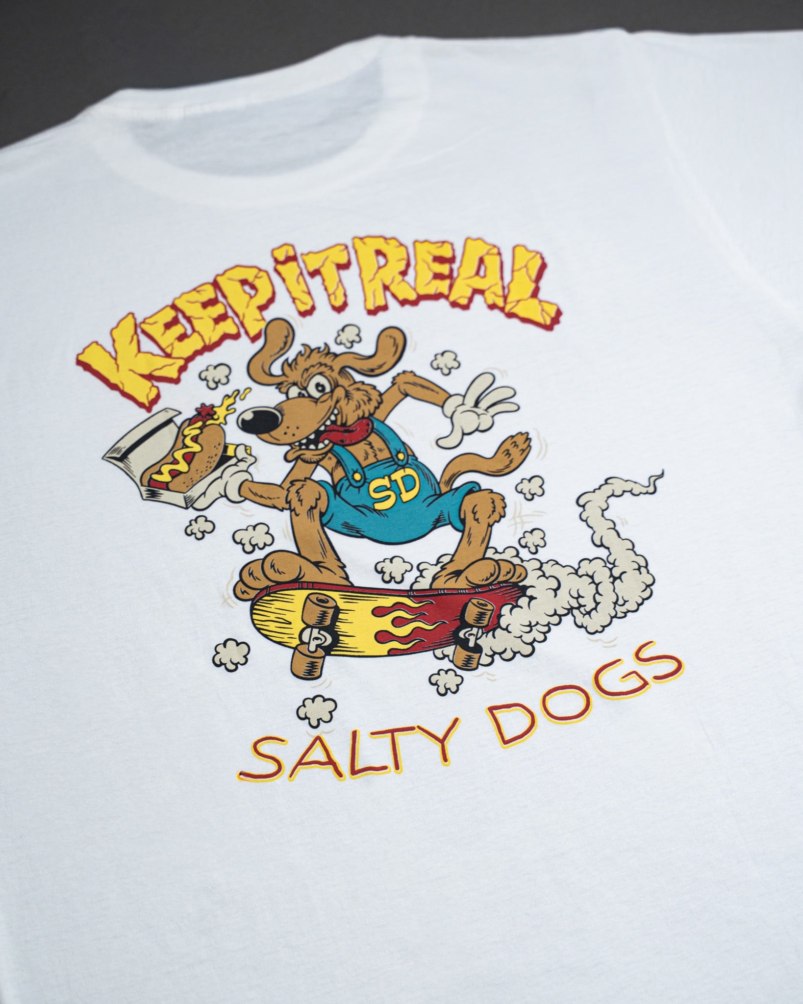 Remera Manga Corta Keep It Real Blanco