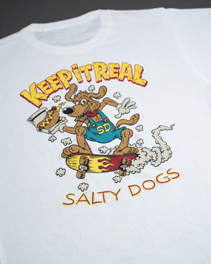 Remera Manga Corta Keep It Real Blanco
