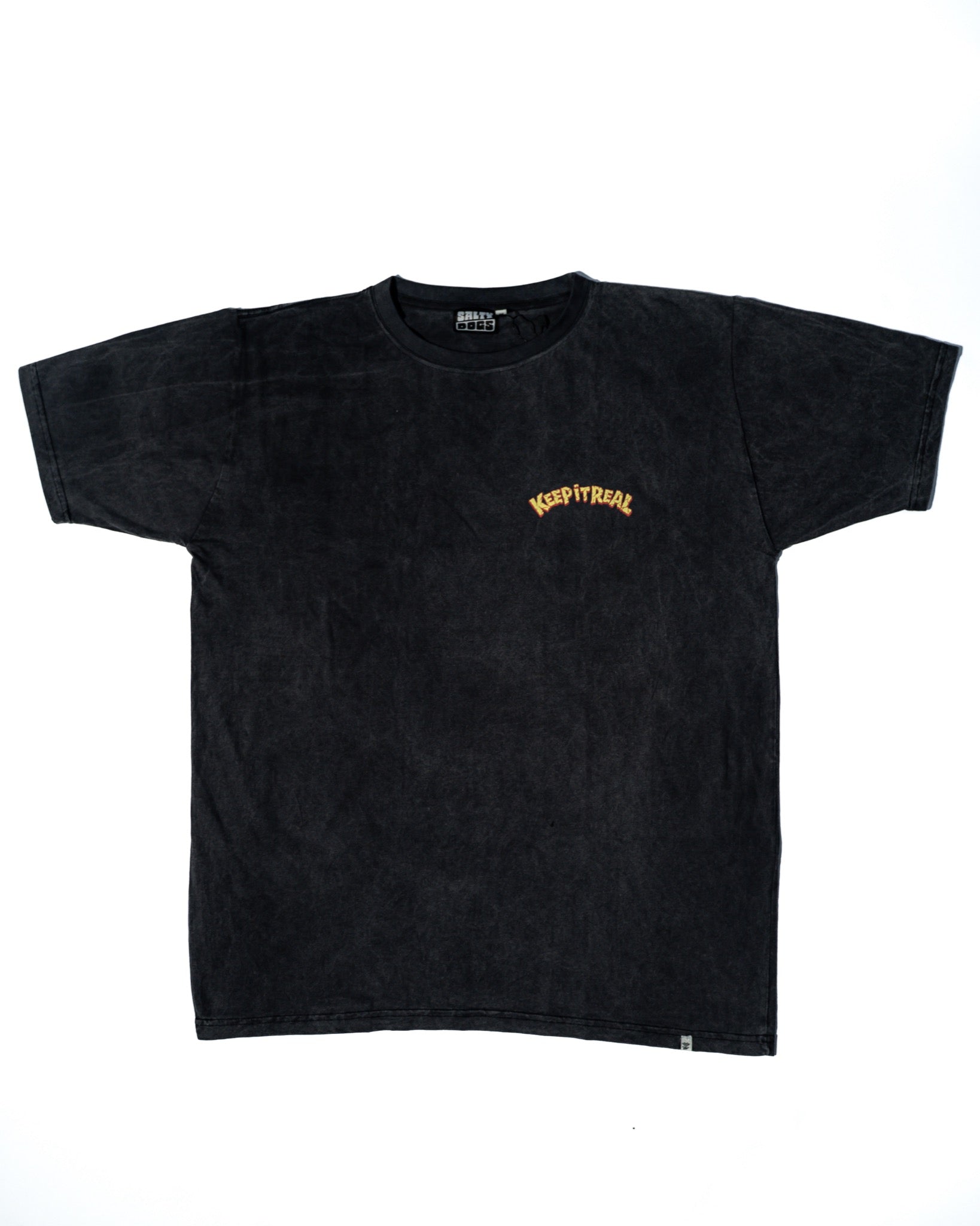 Remera Manga Corta Keep It Real Negro