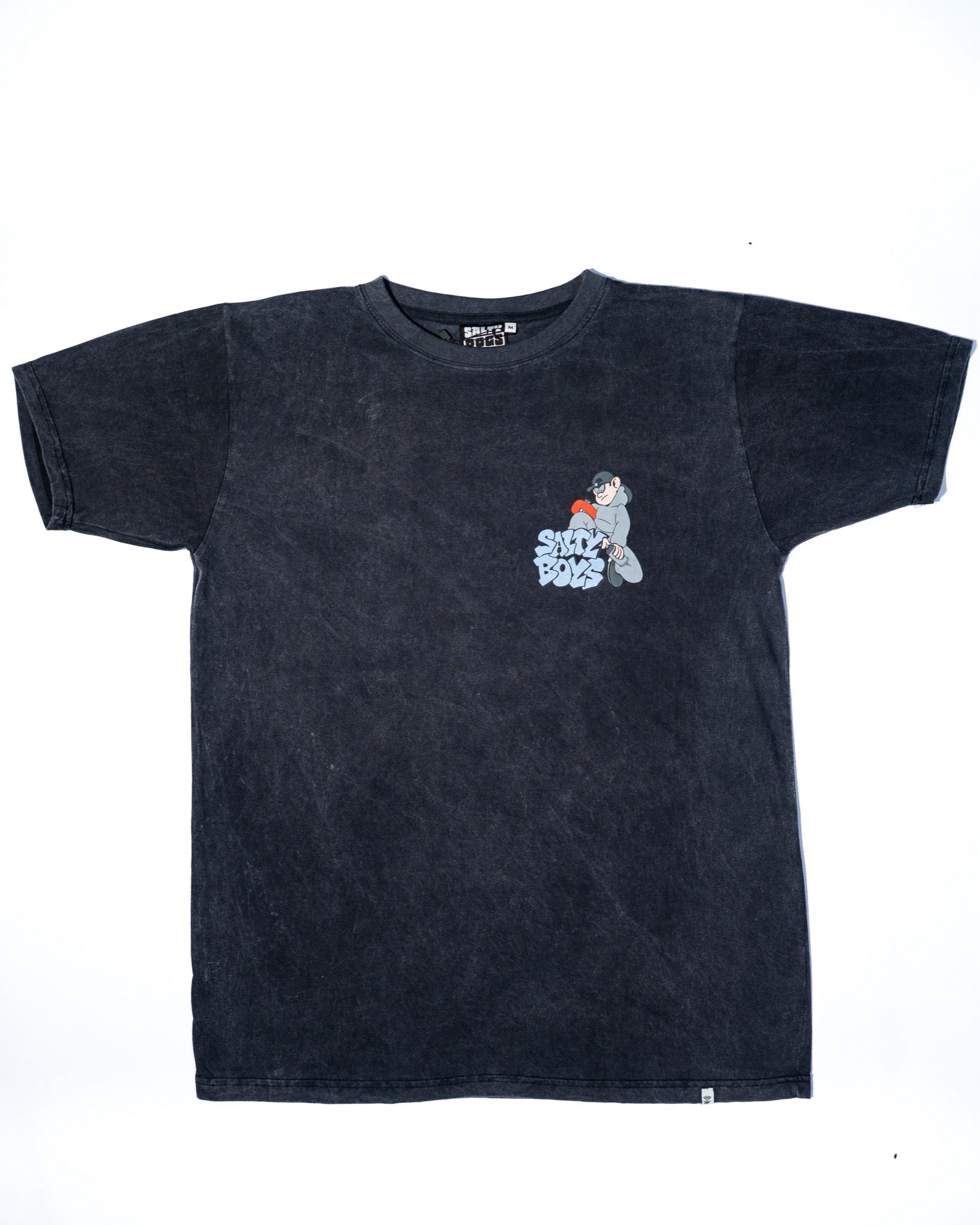 Remera Manga Corta Salty Boys Negro