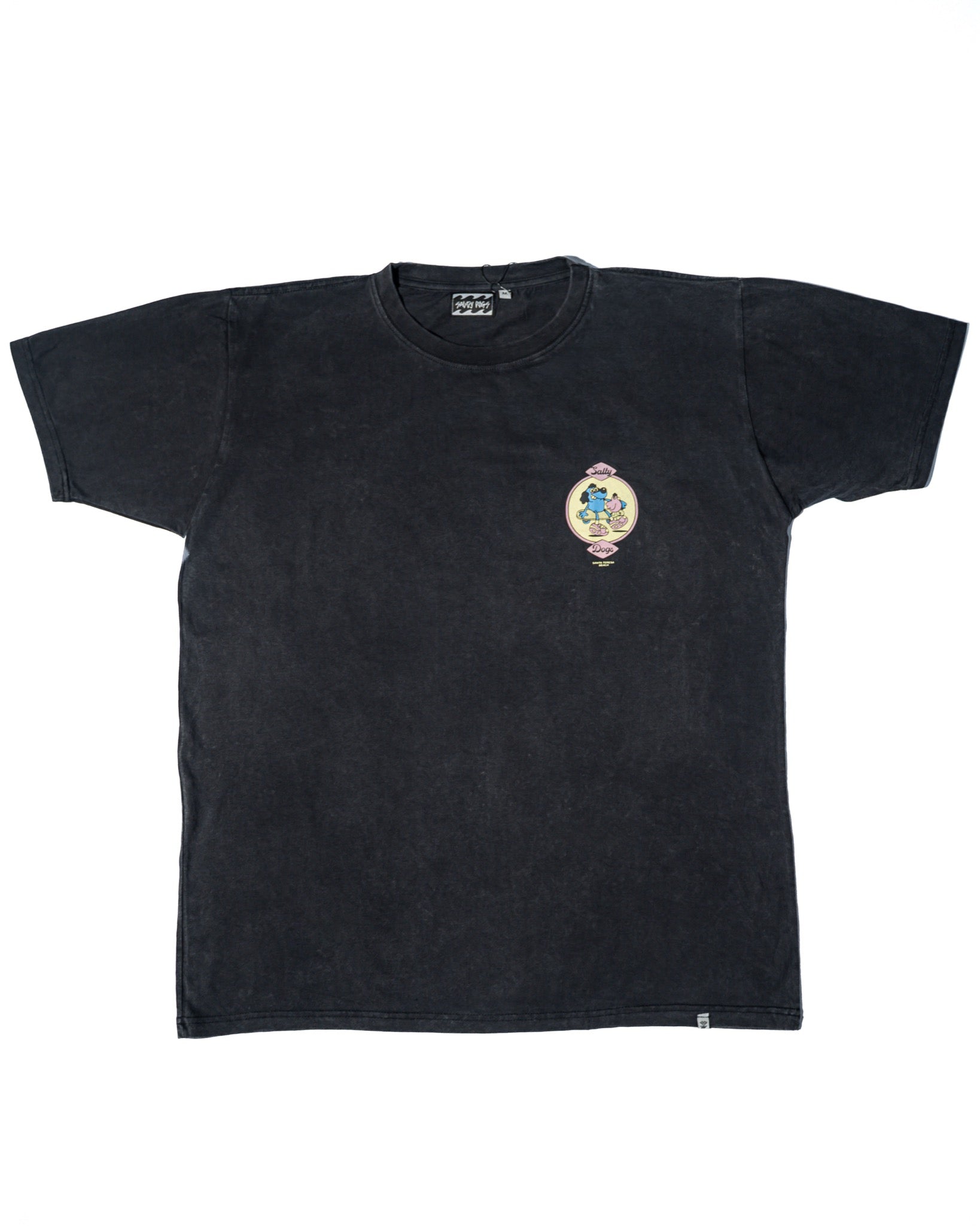 Remera Manga Corta Surf The Concrete Negro