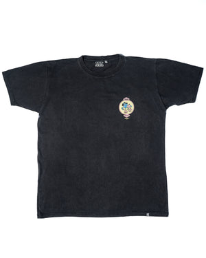 Remera Manga Corta Surf The Concrete Negro