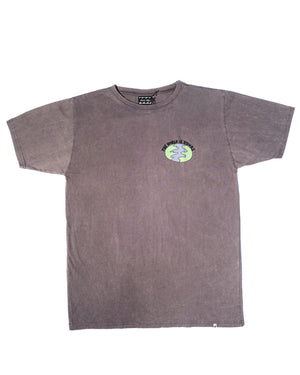 Remera Manga Corta The World Is Yours Gris