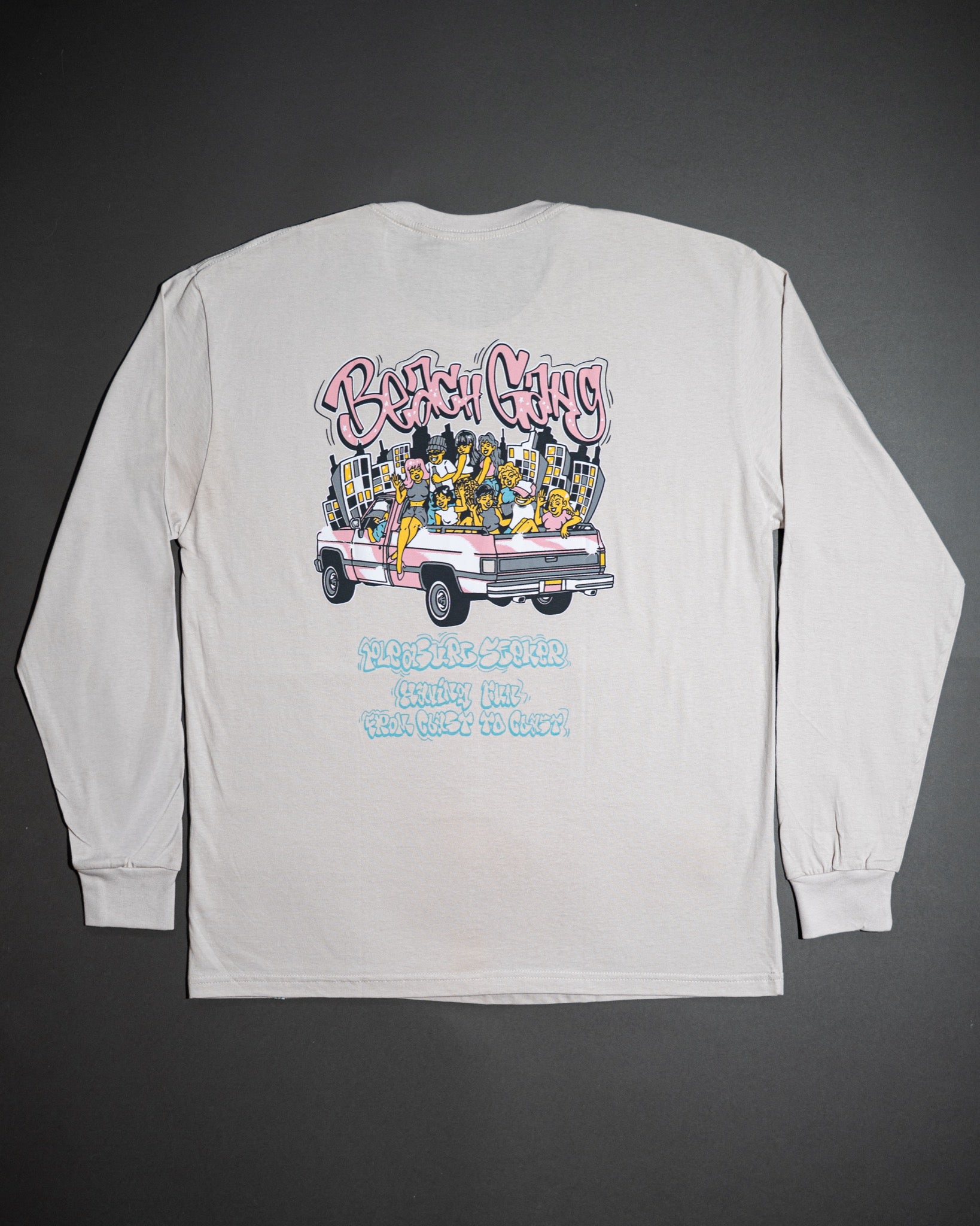 Remera Manga Larga Beach Gang