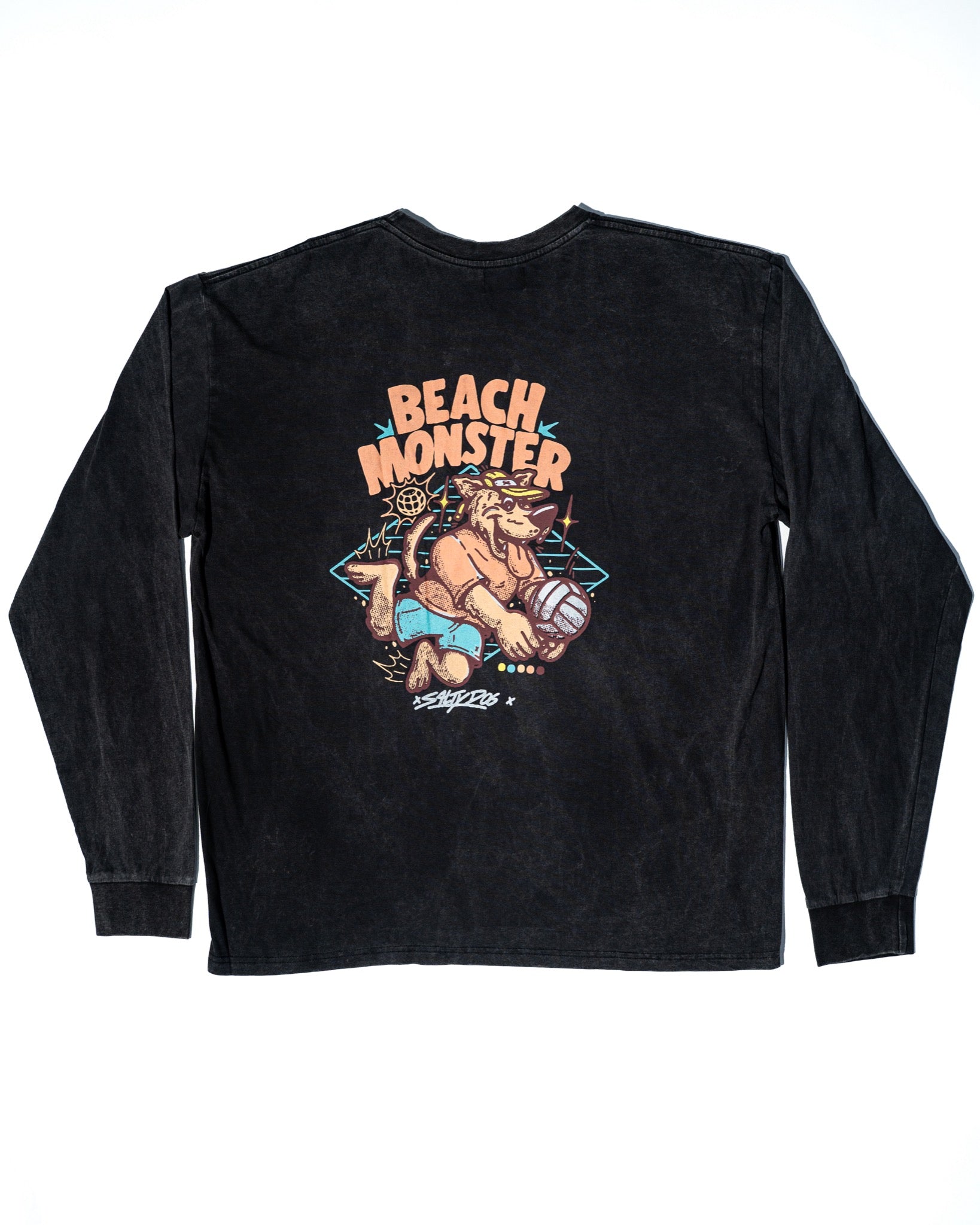 Remera Manga Larga Beach Monster